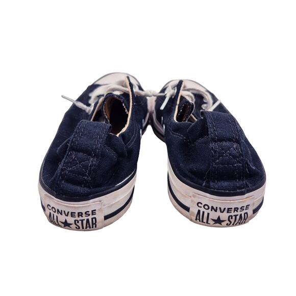 Converse Black Stretch Elastic Back Low Top Womens size 7.5 - Picture 5 of 8